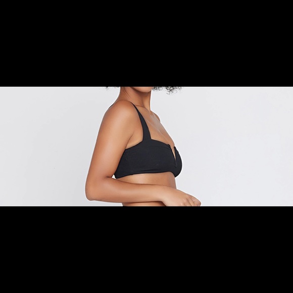 NWOT L*Space Lee Lee Ribbed Bikini Top - Picture 6 of 15